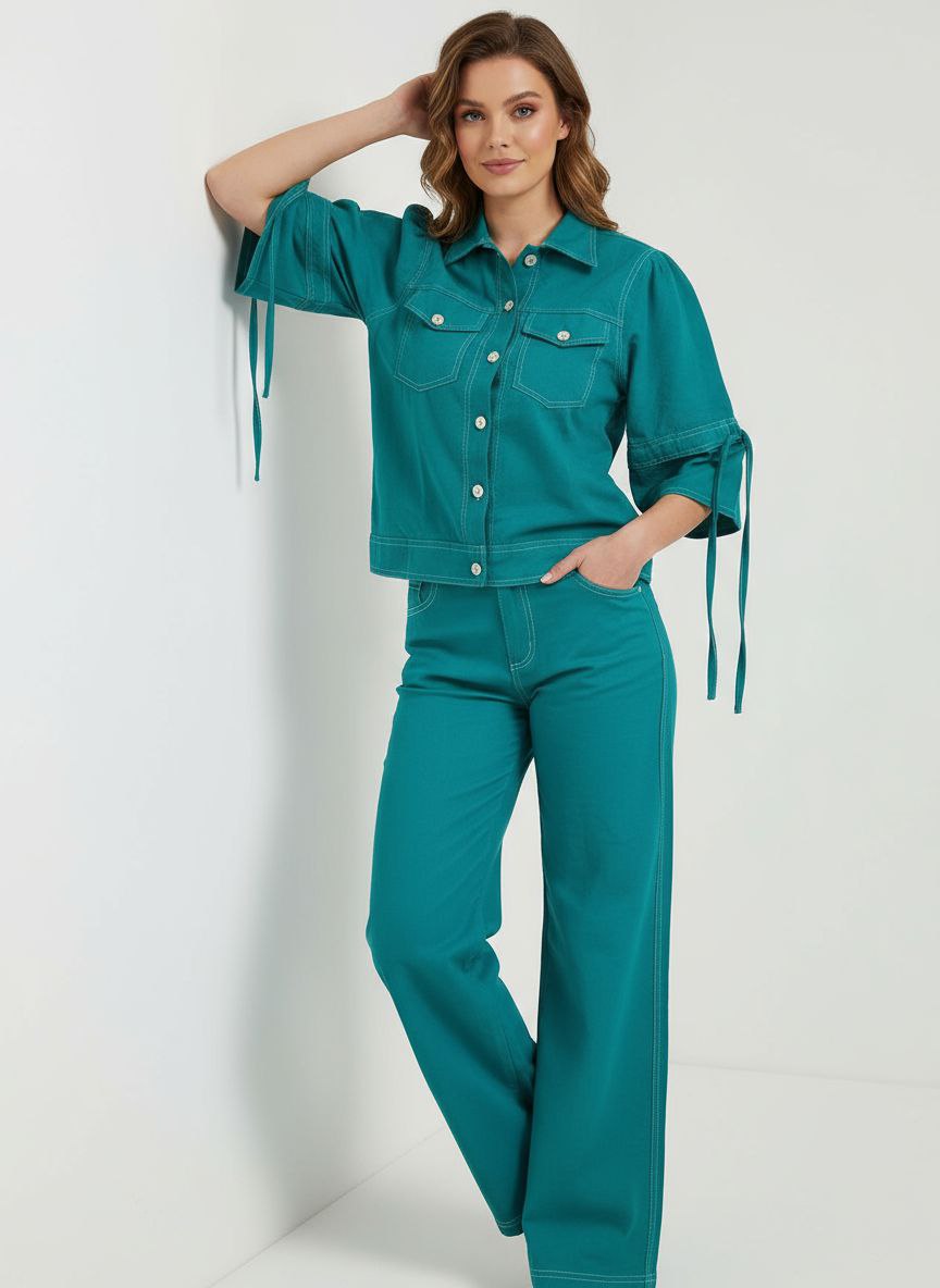 Denim Cord Set