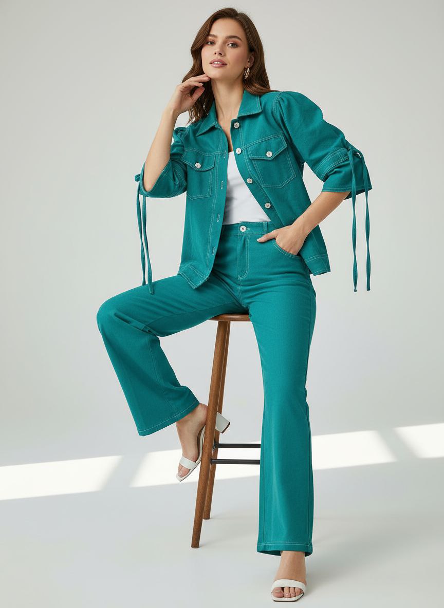 Denim Cord Set