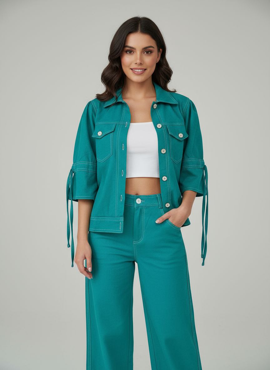 Denim Cord Set