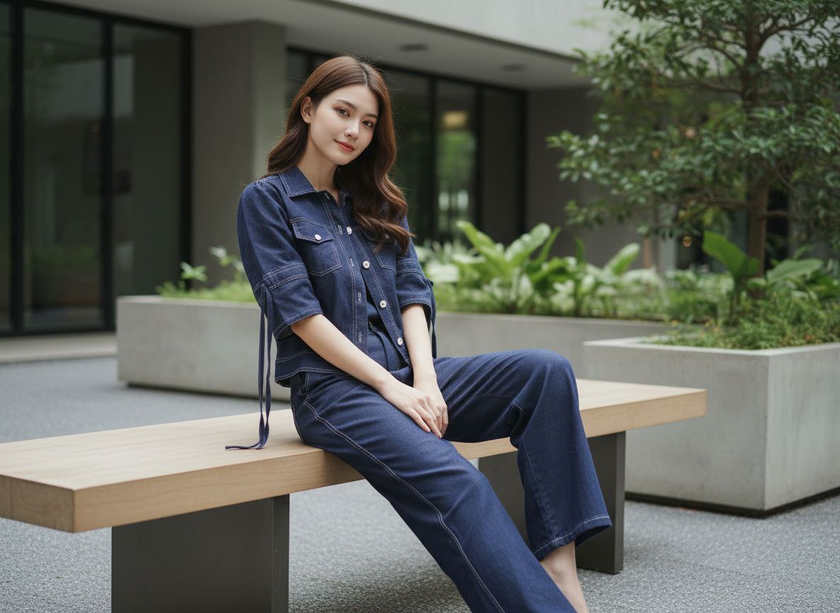 Denim Cord Set