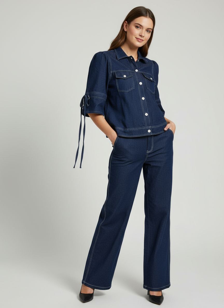 Denim Cord Set